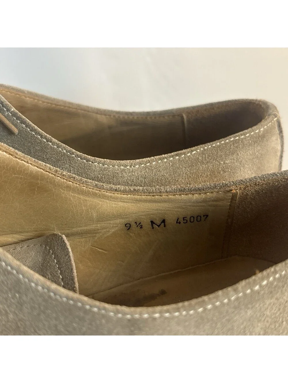 Barneys New York Suede Oxford Dress Shoes Size 9.5